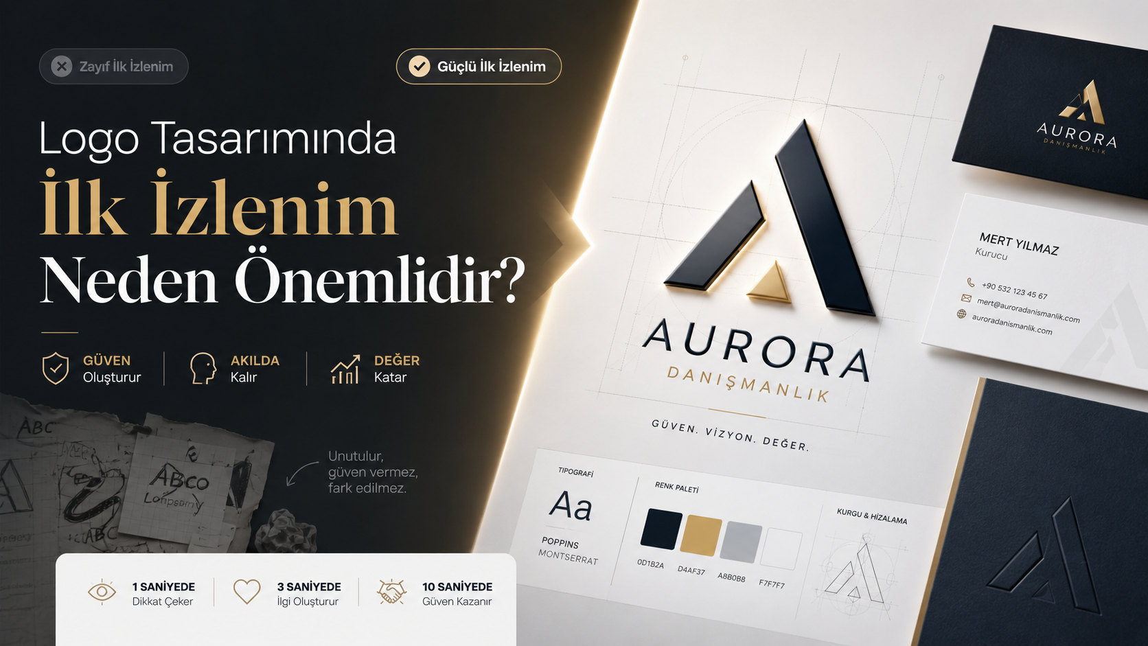 Logo Tasarımında İlk İzlenim Neden Önemlidir?