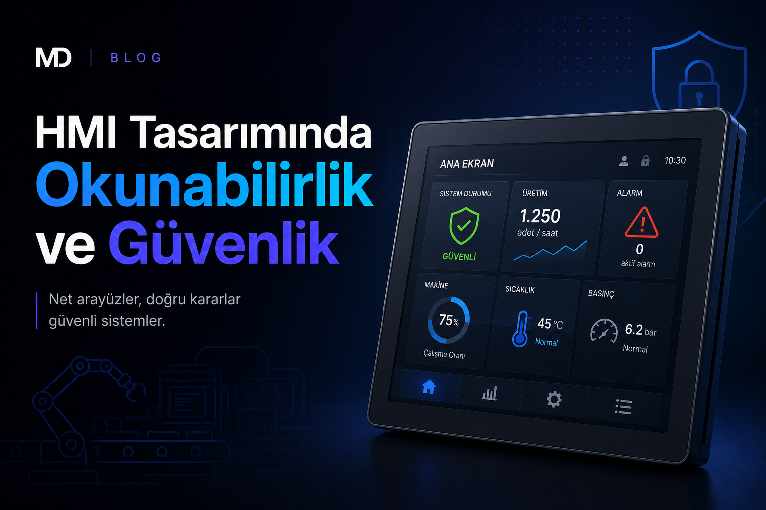 HMI Tasarımında Okunabilirlik ve Güvenlik