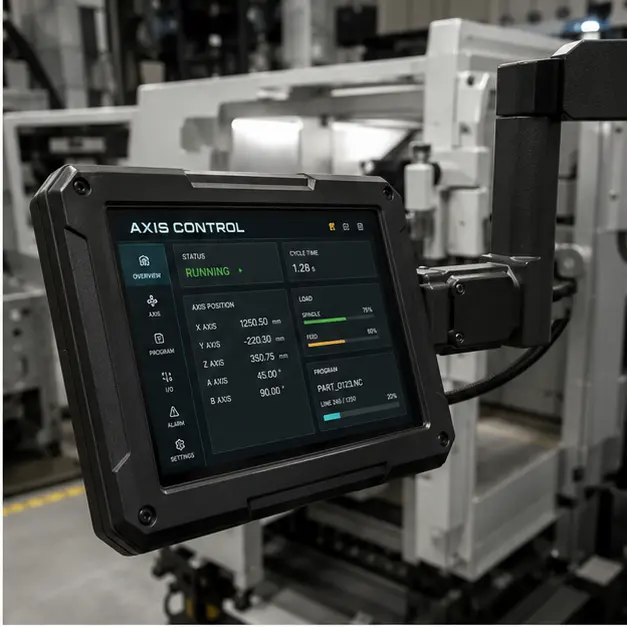 AXIS CONTROL — Endüstriyel HMI proje uygulaması