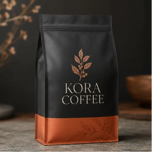 KORA Coffee — Marka Kimliği proje uygulaması