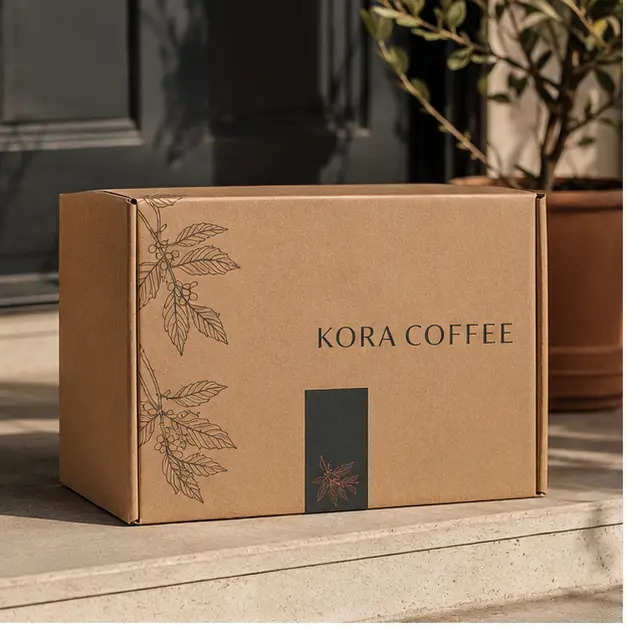 KORA Coffee — Marka Kimliği proje uygulaması