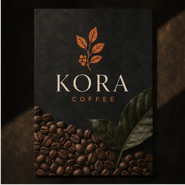 KORA Coffee — Marka Kimliği proje uygulaması