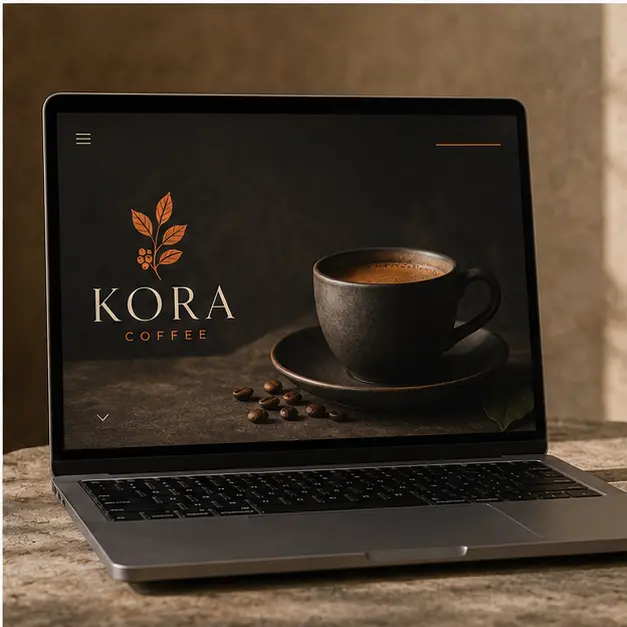 KORA Coffee — Marka Kimliği proje uygulaması