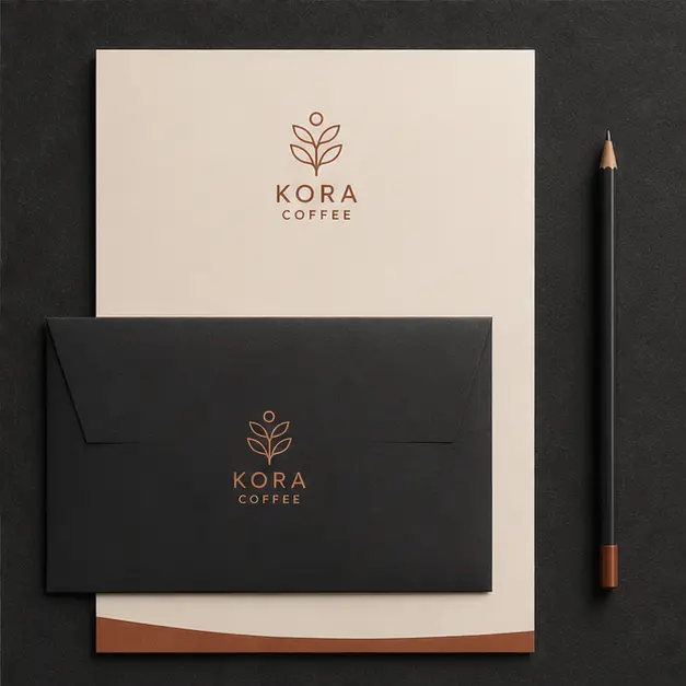 KORA Coffee — Marka Kimliği proje uygulaması