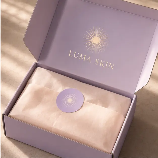 LUMA SKIN — Kozmetik Ambalajı proje uygulaması
