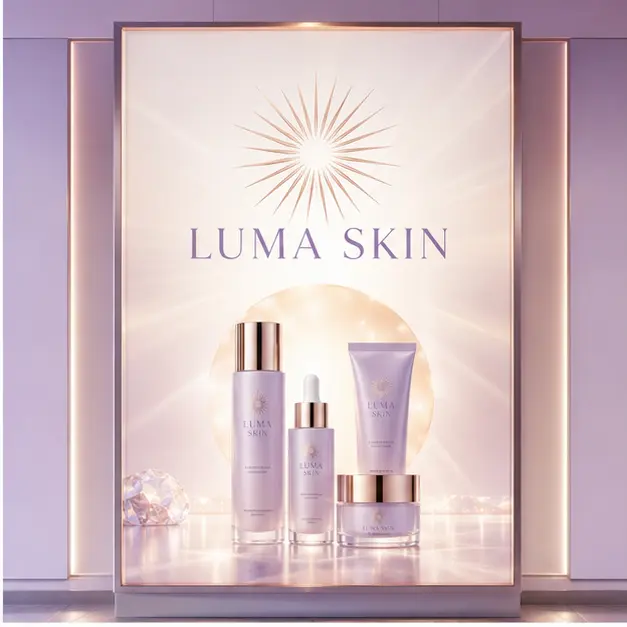 LUMA SKIN — Kozmetik Ambalajı proje uygulaması