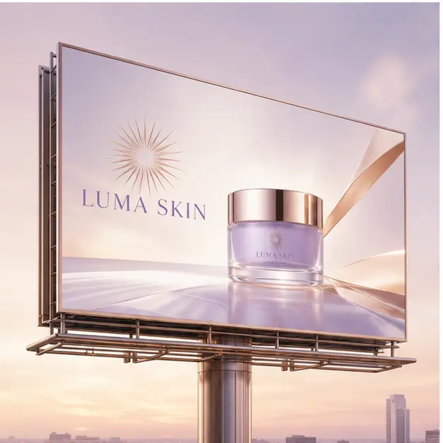 LUMA SKIN — Kozmetik Ambalajı proje uygulaması