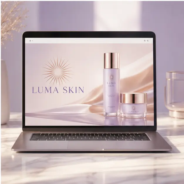 LUMA SKIN — Kozmetik Ambalajı proje uygulaması