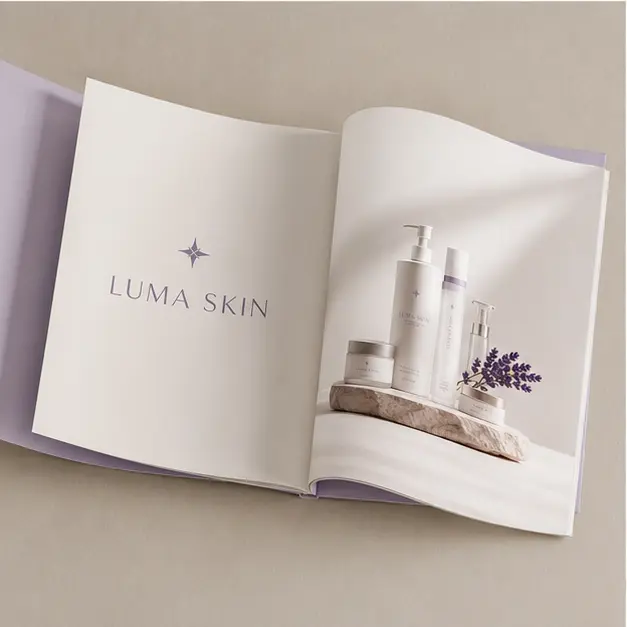 LUMA SKIN — Kozmetik Ambalajı proje uygulaması